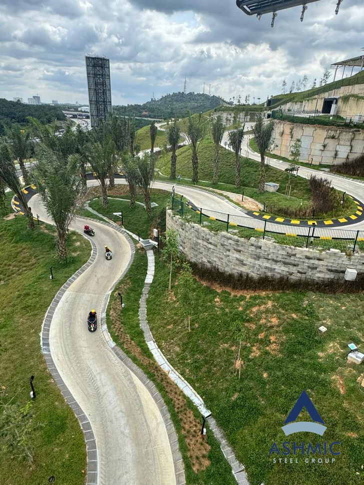 1st Skyline Luge Theme Park Fencing and Safety Catch Net in Gamuda Gardens, KL, Malaysia